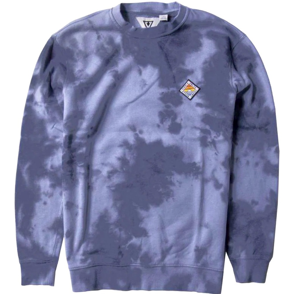 VISSLA Crewneck Navy Thick Cotton Sweatshirt, Large